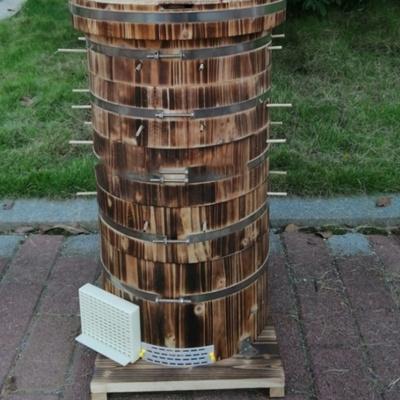 饲养蜂巢箱蜂业圆桶蜂箱木桶老式蜜蜂多层野外养殖户外工具木箱